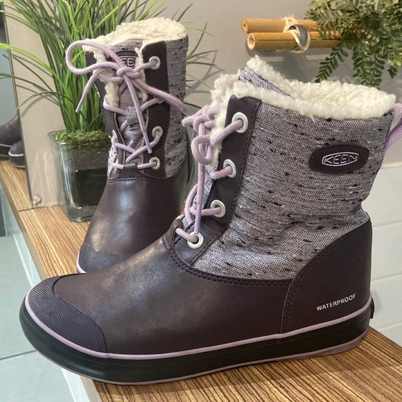 Keen Other - KEEN Girls' Purple Winter and Rain Boots, Size 4